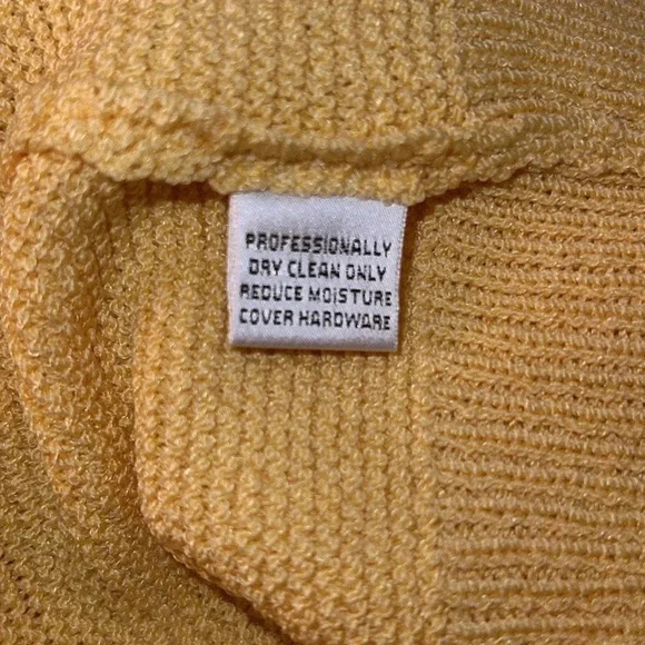 St. John by Marie Gray Women’s Buttery Yellow Hooded Cardigan Sweater Jumper M - Picture 10 of 16